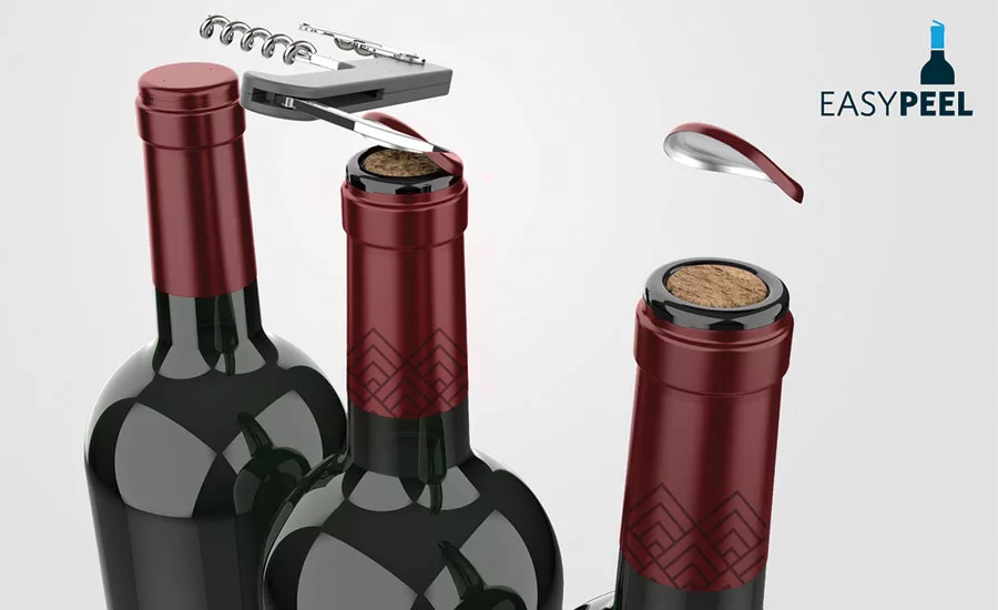 Amcor Flexible Capsules' EASYPEEL - Beverage Industry