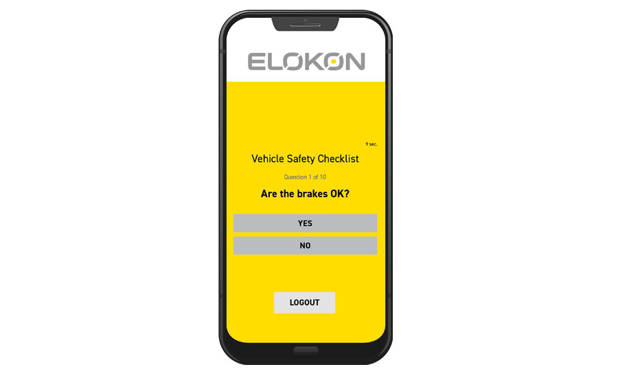 ELOKON ELOfleet forklift management system. - Beverage Industry