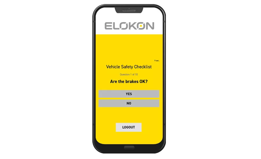 ELOKON ELOfleet forklift management system. - Beverage Industry