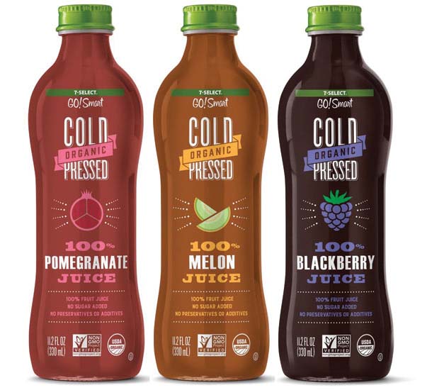 GO!Smart organic cold-pressed juices.