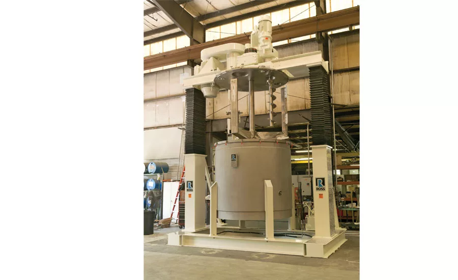 Charles Ross & Son multi-shaft mixer, Model PVM-1500. - Beverage Industry