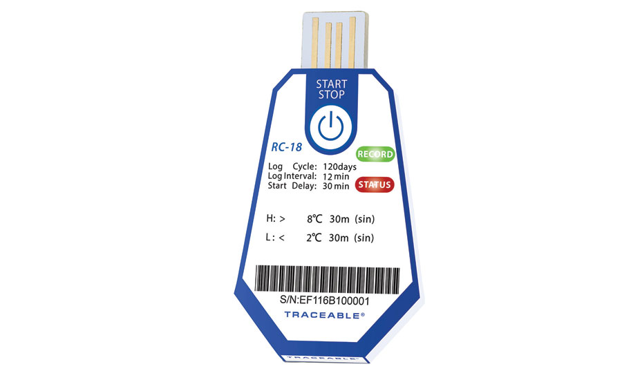 Digi-Sense TraceableOne single-use USB temperature data logger. - Beverage Industry