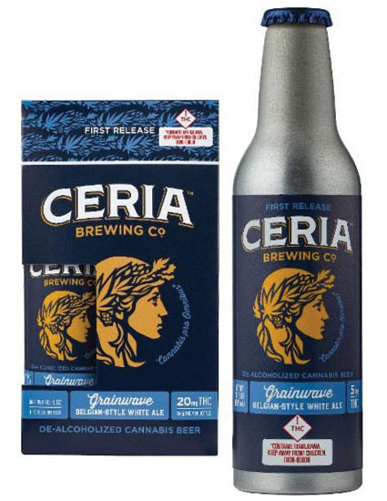 CERIA Brewing Co.'s dealcoholized cannabis beer. - Beverage Industry