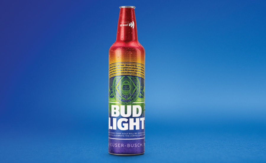 Bud Light releases rainbow aluminum bottle 20190627 Beverage Industry