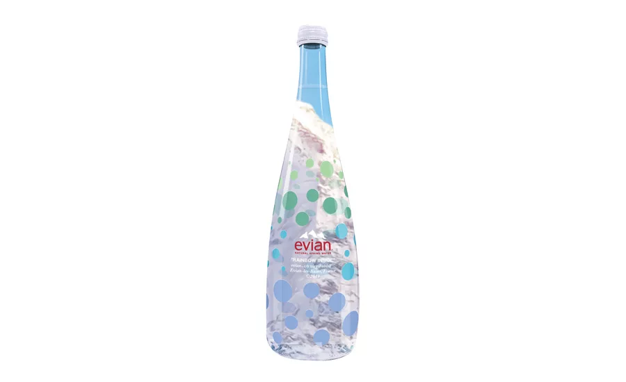 Virgil Abloh designs latest evian bottle | 2019-06-10
