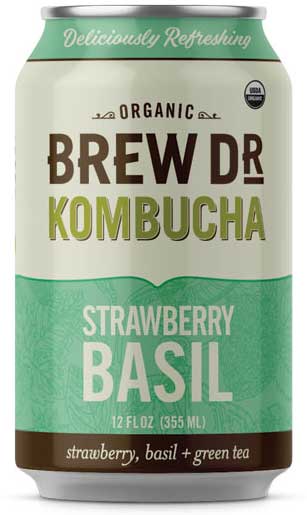 Brew Dr Kombucha Strawberry Basil - Beverage Industry