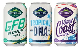 Green Flash Brewing's new packaging. - Beverage Industry