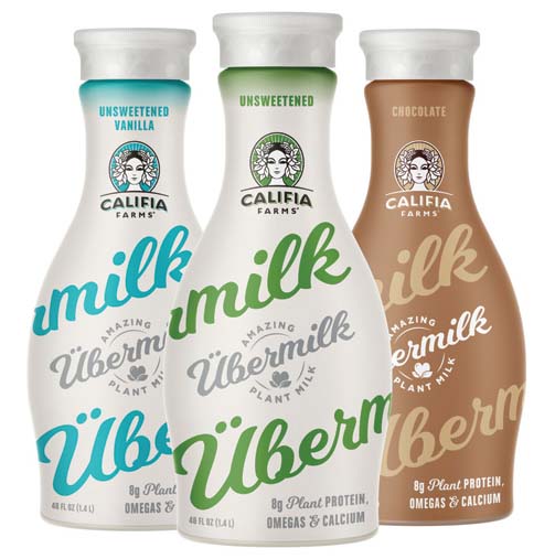 Califia Farms' Übermilk, a line of oat milk beverages.