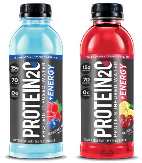 Protein2o’s new Protein2o Plus Energy drink.