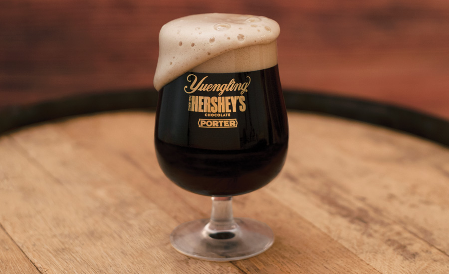 D.G. Yuengling & Son Inc. announced its first-ever beer collaboration with chocolate brand Hershey’s.