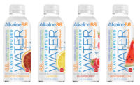 The Alkaline Water Co. debuted a new flavor-infused Alkaline88 line, which is available in four flavors: Watermelon, Lemon, Raspberry and Blood Orange.