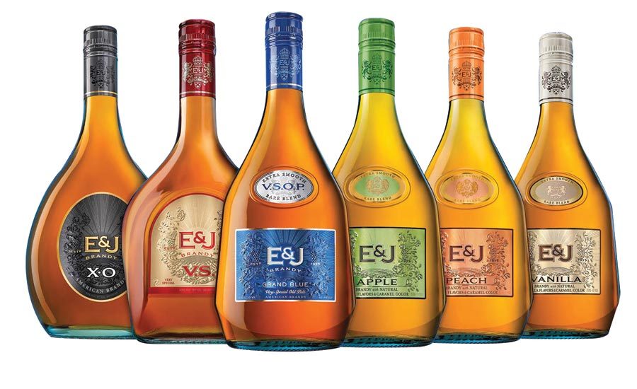 E&J Brandy launches first packaging change in brand's history 201910