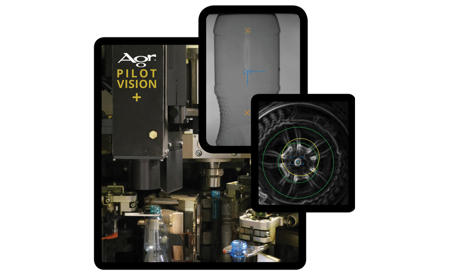 Agr International's new Pilot Vision+ system designed to meet the inspection challenges of PET bottles made with higher percentages of rPET.