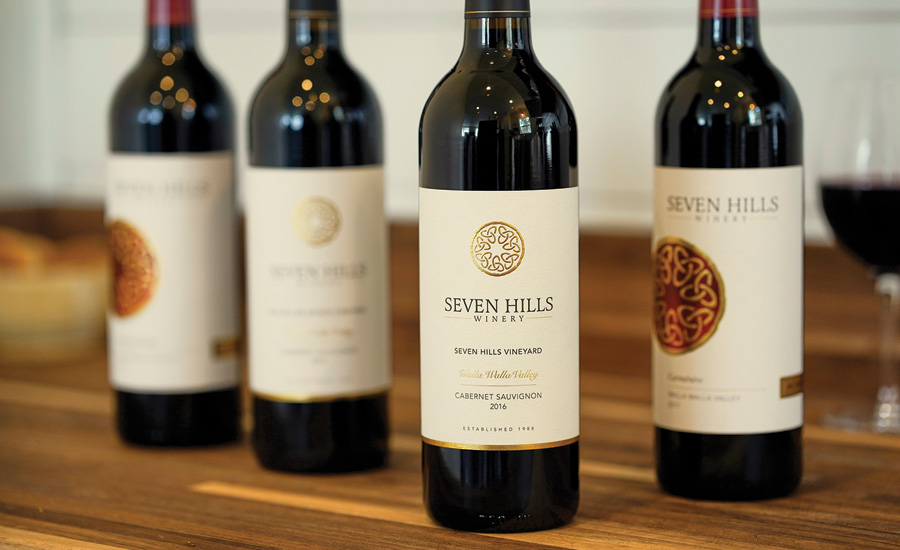 Seven Hills Winery Anniversary Packaging