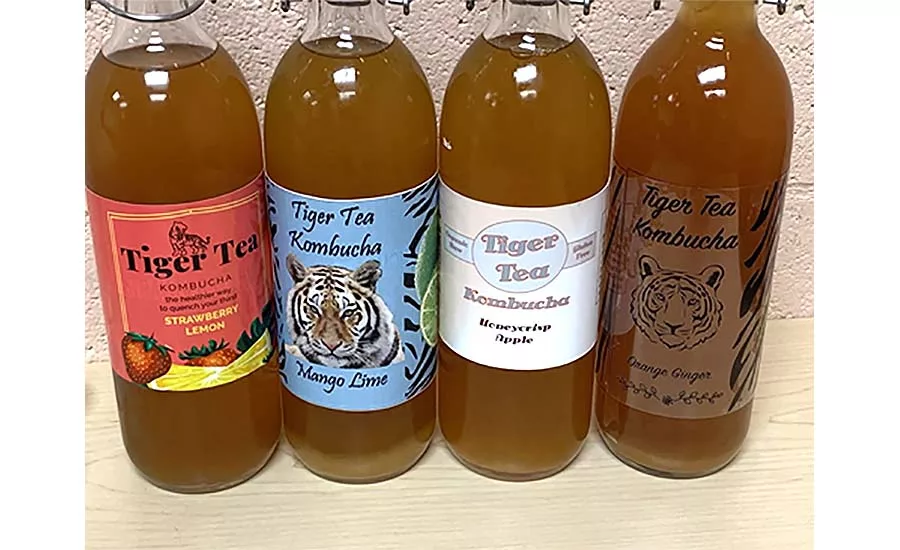 Tiger Tea Kombucha.