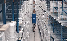 Westfalia Technologies’ automated storage and retrieval machine.