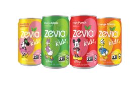 Zevia announced the release of Zevia Kidz, a new zero-sugar, naturally sweetened, lightly fizzy beverage line developed for children with colorful classic Disney characters Mickey and Minnie Mouse and Daisy and Donald Duck.