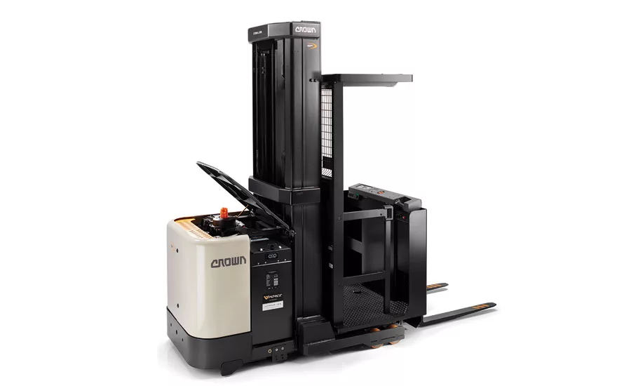 Crown Equipment Corp. launched a new line of lithium-ion-powered forklifts: the V-Force Lithium-Ion Energy Storage System (ESS).