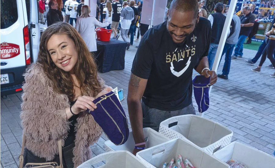 Crown Royal's Purple Bag Project.