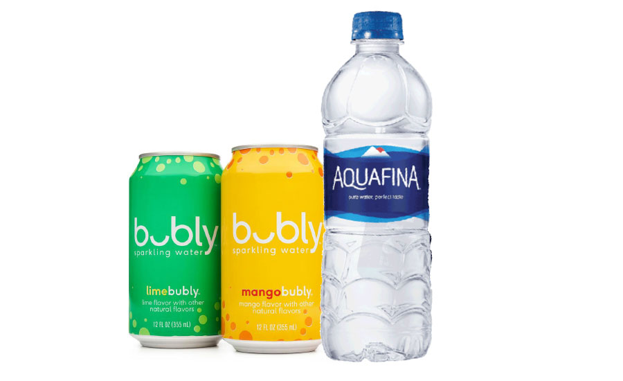 flavored bottled water brands