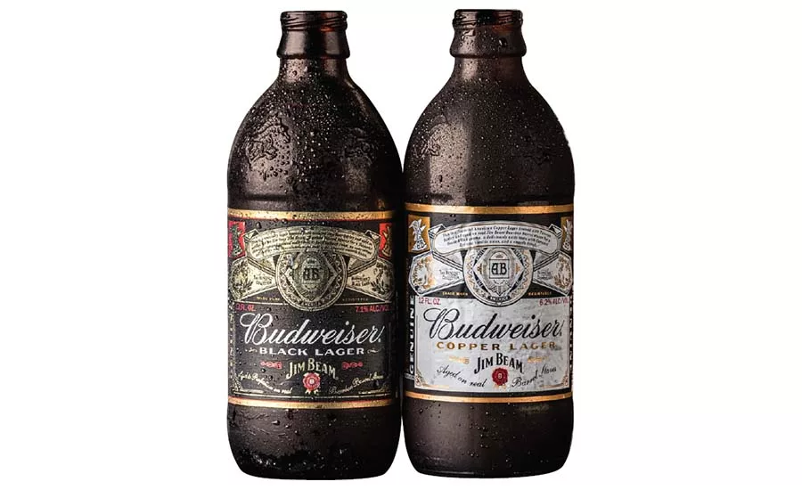 Budweiser Black Lager and Budweiser Cooper Lager.