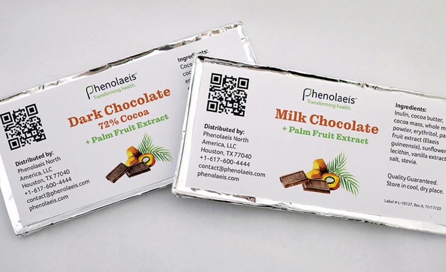 palm oil-based dark chocolate