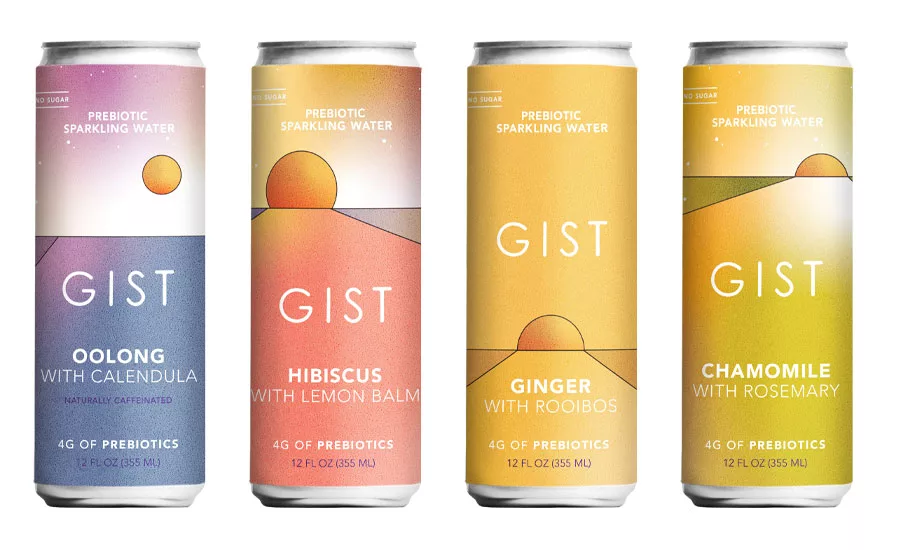 Gist 25-calorie prebiotic sparkling beverage