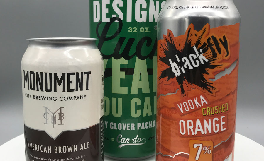 shrink sleeves on aluminum can packaging