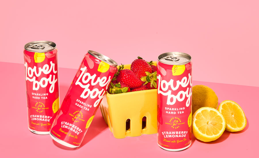 Loverboy’s Strawberry Lemonade Sparkling Hard Tea