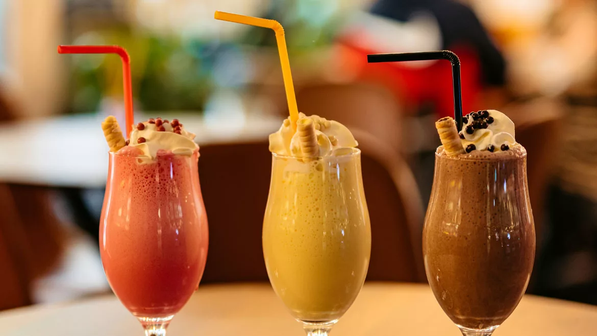 Classic flavors chocolate, vanilla, strawberry