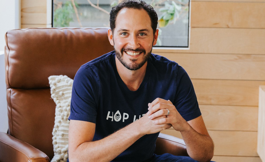 Jordan Bass, co-founder and CEO of HOP WTR