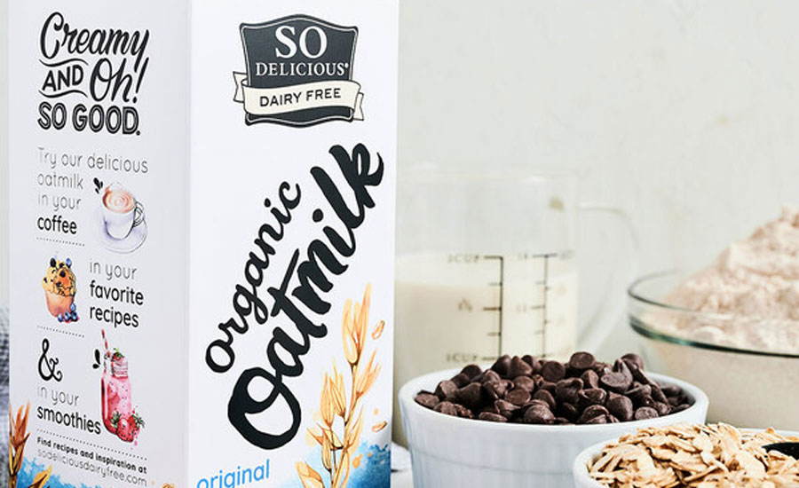 SO Delicious organic oat milk