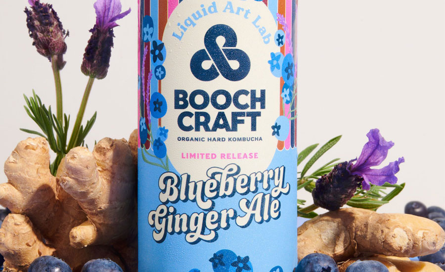 Boochcraft’s Blueberry Ginger Ale hard kombucha
