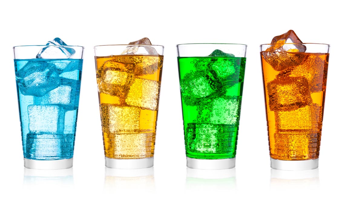 Natural colors in beverages