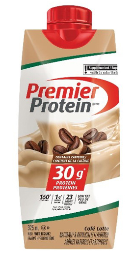 Premier Protein’s Café Latte shake