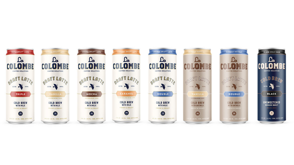 La Colombe introduced new 11-ounce Draft Latte cans