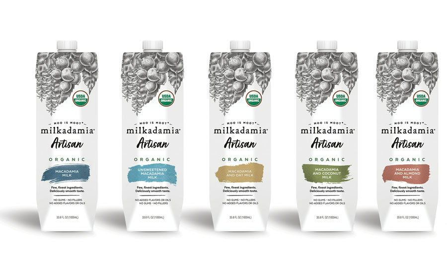 milkadamia’s refrigerated Organic Artisan Line