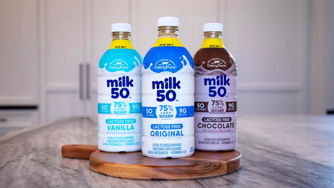 milk 50 vanilla, original, and chocolate