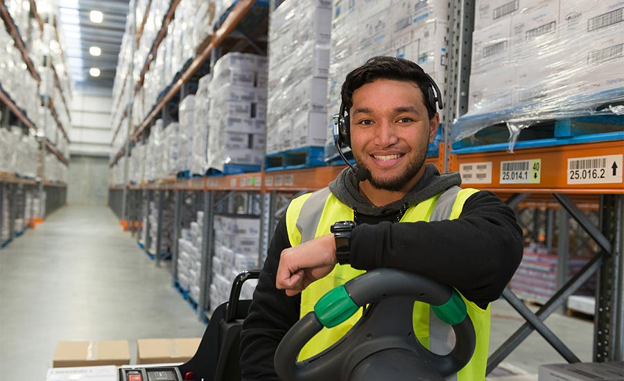 beverage warehouse worker