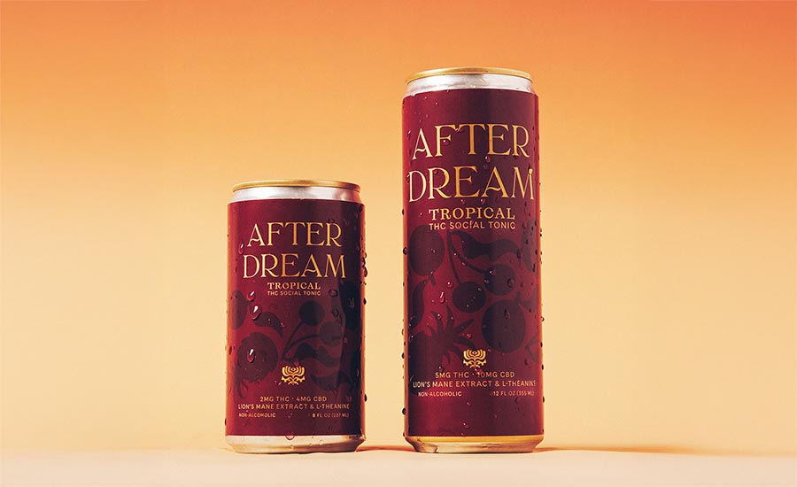 Afterdream’s ready-to-drink blend of CBD and THC seltzers