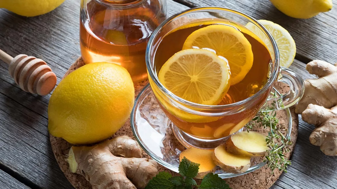 lemon and honey tea