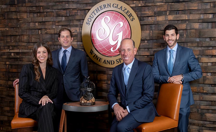 Pictured left to right: Jennifer Chaplin Tolkin, executive vice president and managing director of Campari; David Chaplin, chief growth officer; Wayne E. Chaplin, president and CEO; and Mark Chaplin, president of commercial sales