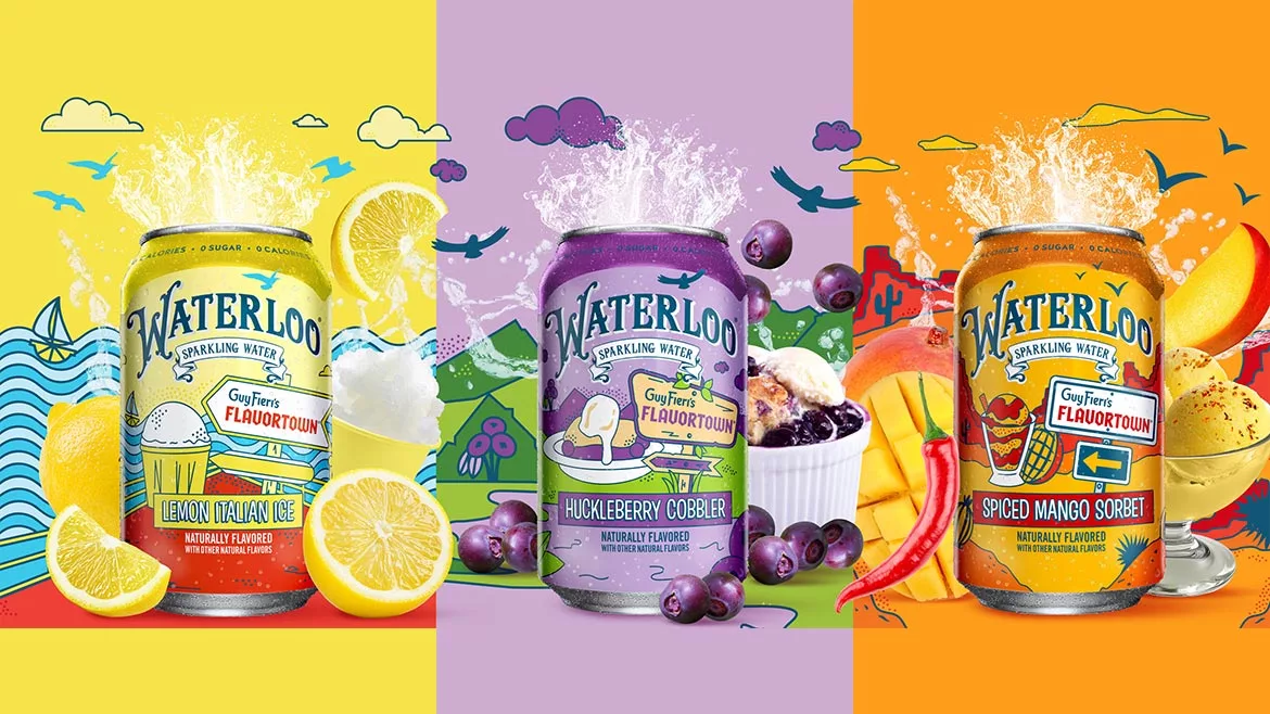 three new limited-time-only flavors of Waterloo Sparkling Water