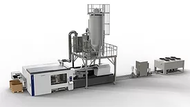 the Krones Prefero PET injection molding machine