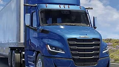 a Freightliner Cascadia heavy-duty semi-trailer truck a Freightliner Cascadia heavy-duty semi-trailer truck