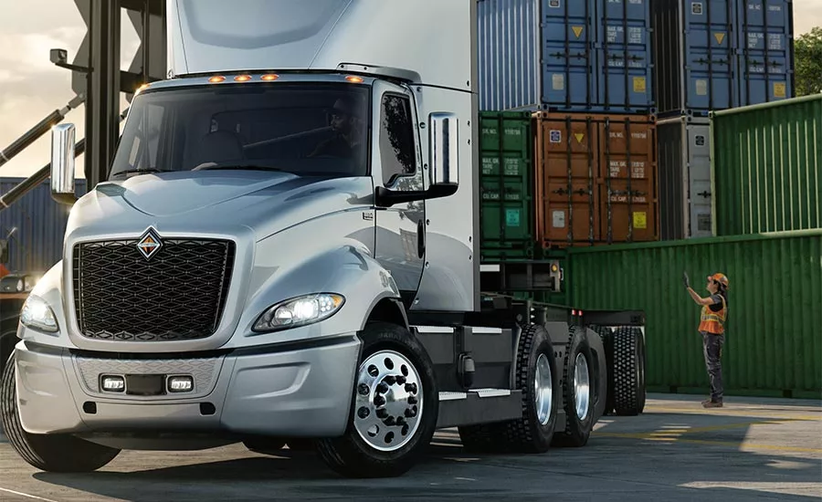 the International eRH Series all-electric Class 8 regional haul tractor