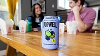 Popwell Blackberry Lime Prebiotic Soda