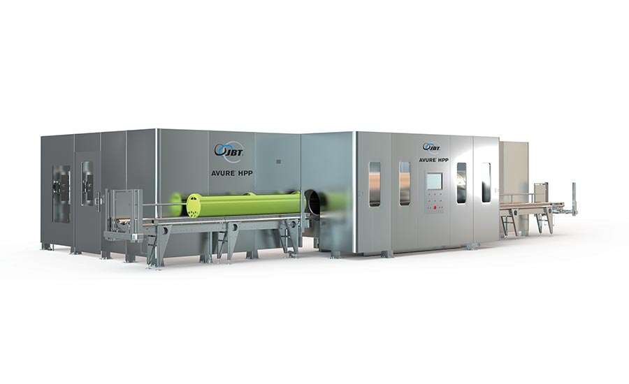 a JBT Avure High-Pressure Processing (HPP) industrial food processing system