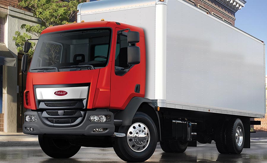 The Peterbilt 220 is a versatile medium-duty cabover truck engineered for urban pickup, delivery, and vocational applications