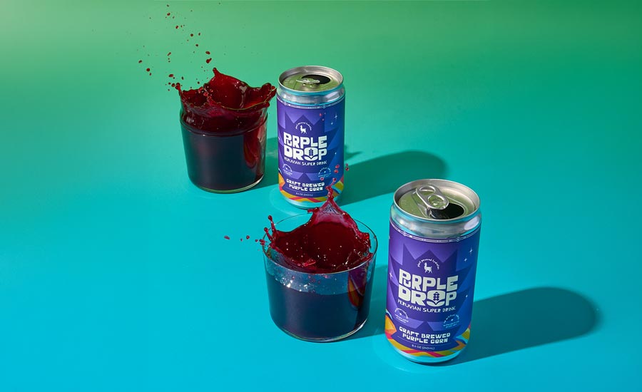 Purple Drop Splash 